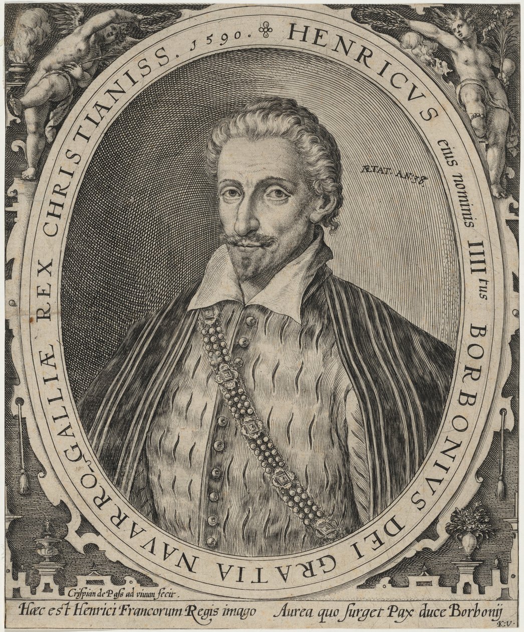 Henrique IV, rei de França de Crispijn van de Passe I