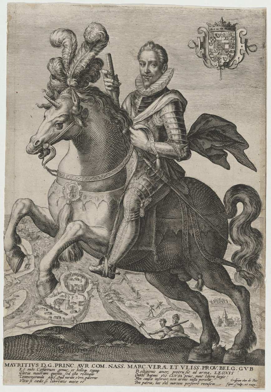 Maurício de Nassau, Príncipe de Orange de Crispijn van de Passe I