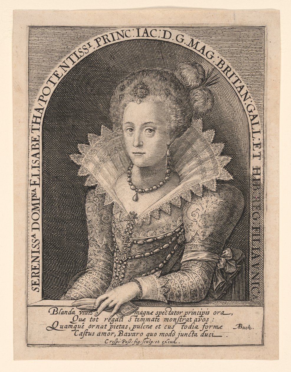 Princesa Isabel Stuart de Crispijn van de Passe I