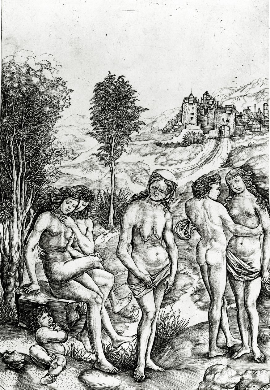Uma alegoria da inveja, c.1515 de Cristofano Robetta