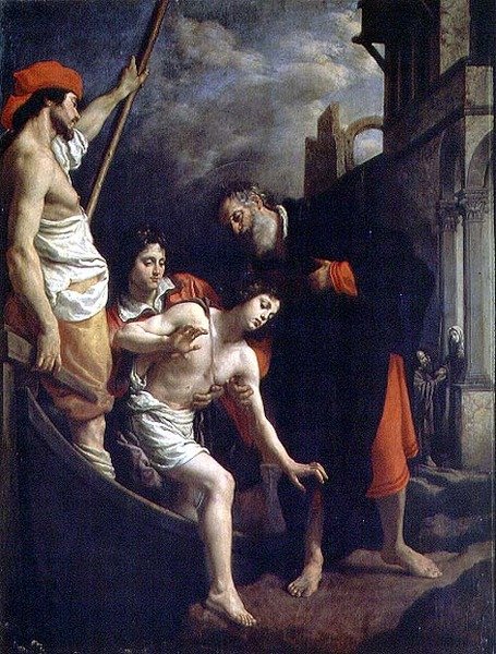 A hospitalidade de St. Julian de Cristofano Allori