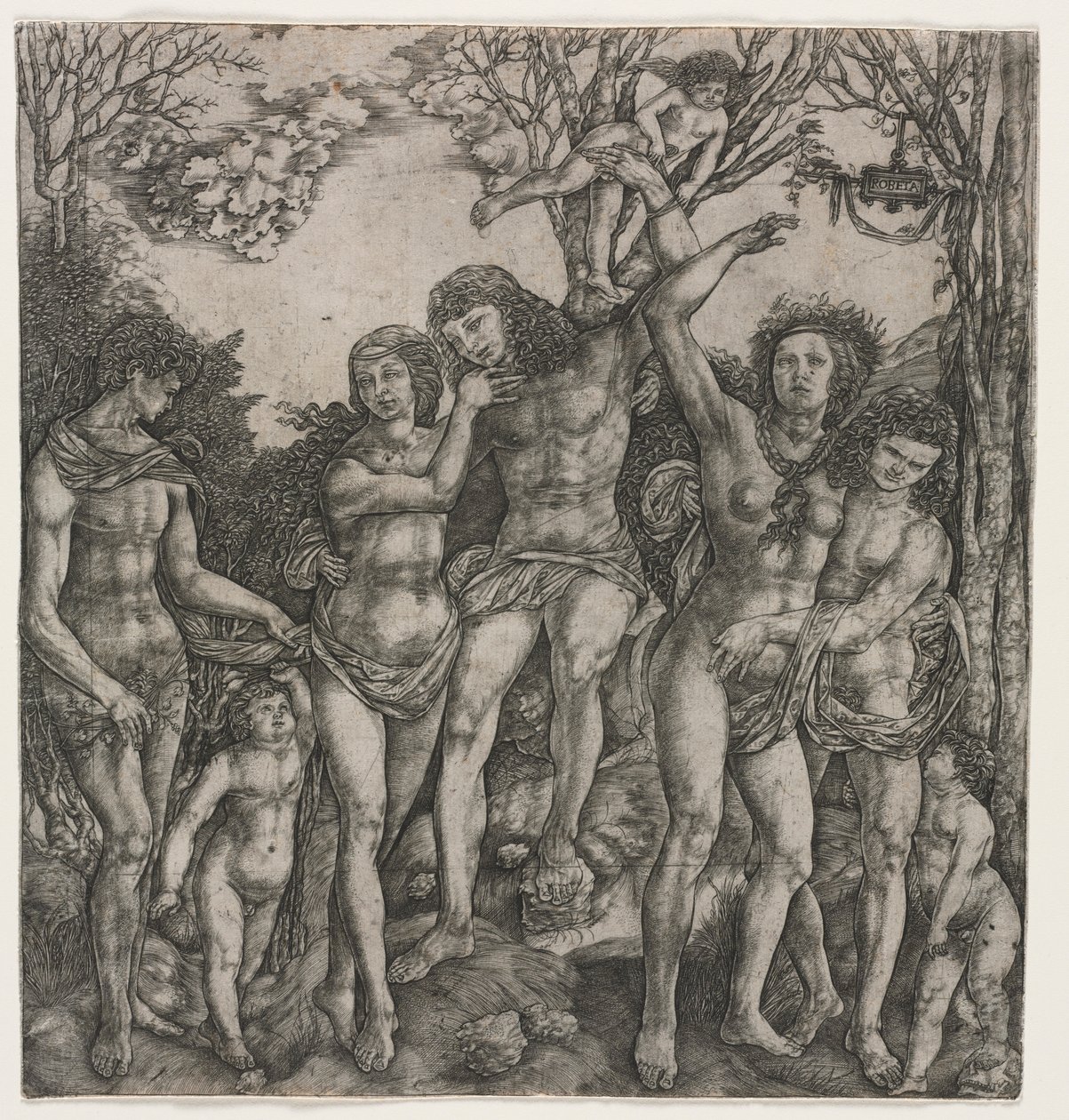 Alegoria do amor carnal, c. 1530 de Cristofano Robetta
