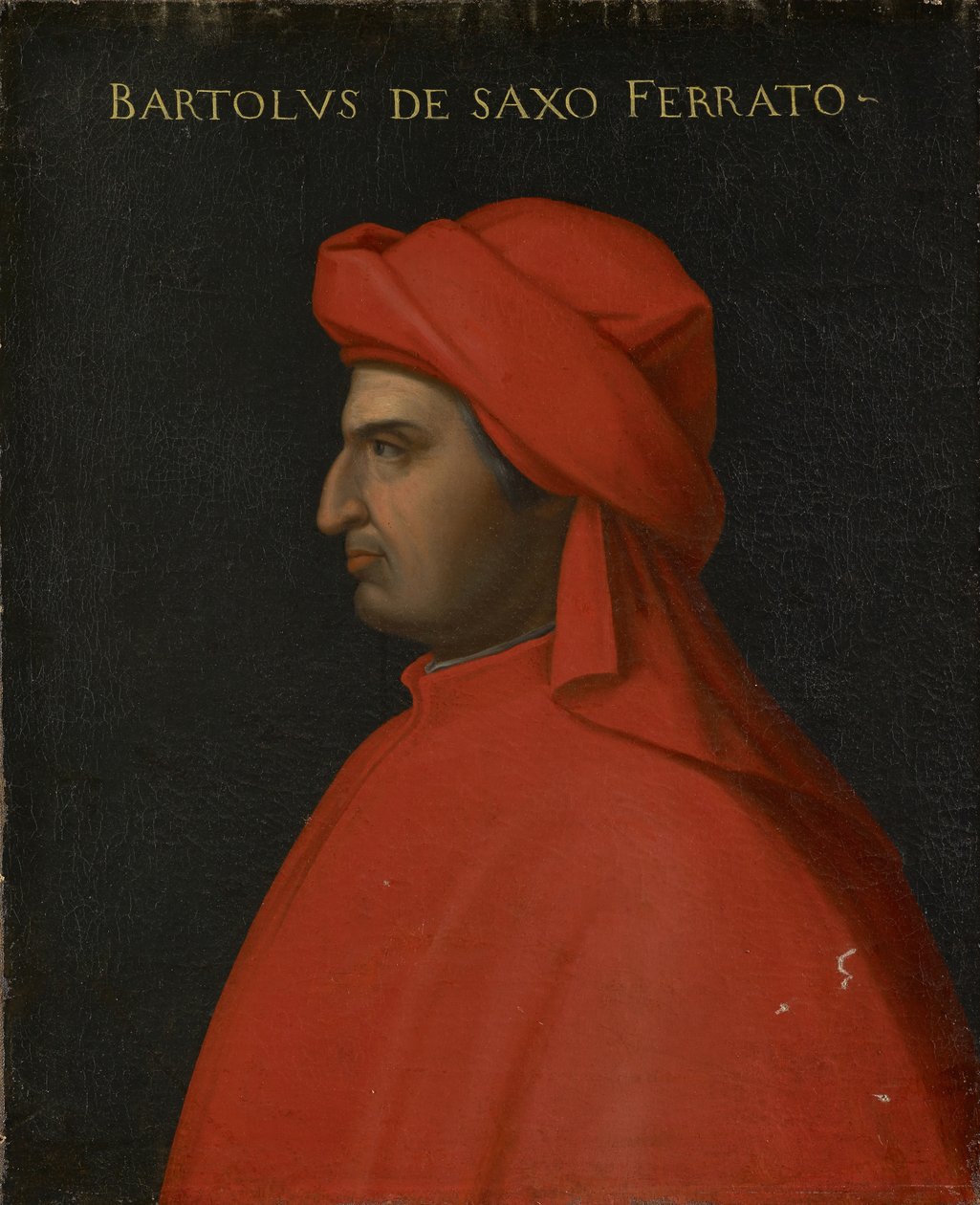 Retrato de Bartolo de Sassoferrato, c.1560 de Cristofano dell Altissimo