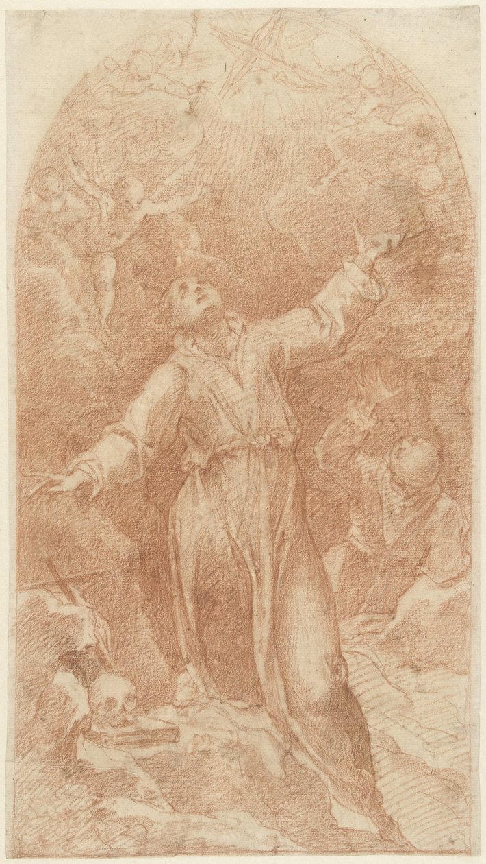 Estigmatização de Francisco de Assis de Cristoforo Pomarancio