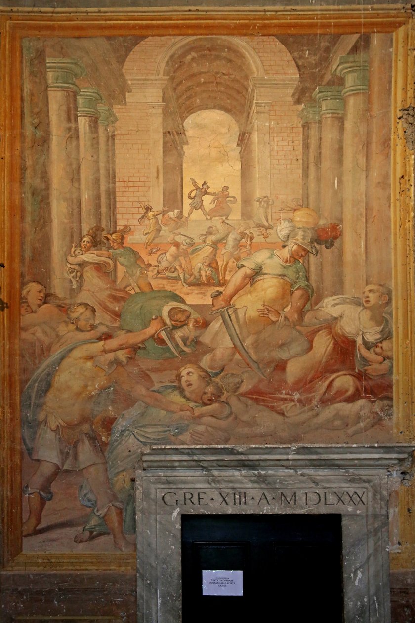 O martírio de numerosos santos de Cristoforo & Tempesta Antonio (1555 1630) Roncalli