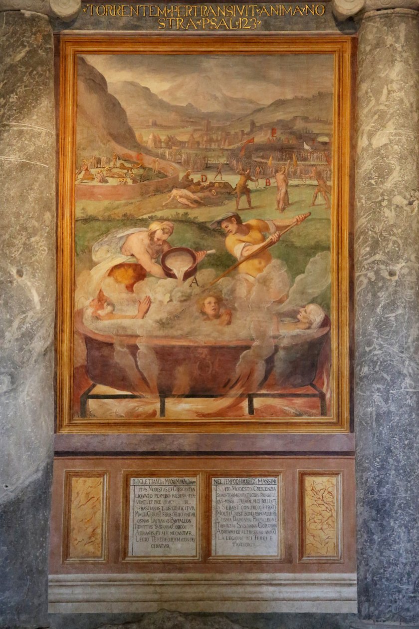 O martírio de Ss Vitus, Modestus e sua esposa Crescentia de Cristoforo and Tempesta, Antonio Roncalli