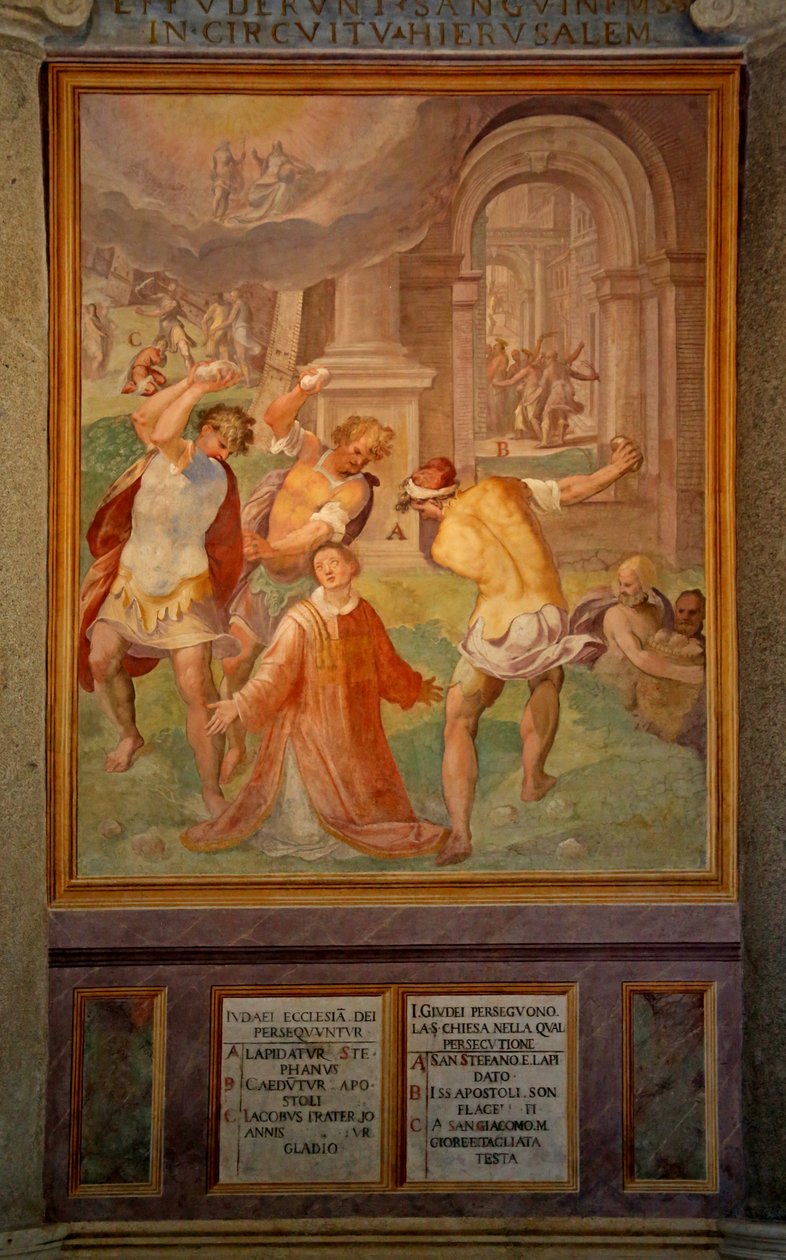 O martírio de Santo Estêvão de Cristoforo and Tempesta, Antonio Roncalli