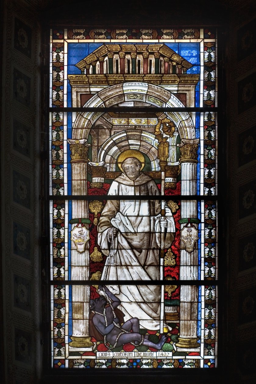 São Bernardo (vidro manchado) de Cristoforo de Mottis
