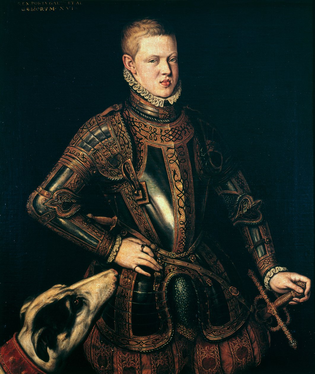 Rei Sebastião (1554-78) de Portugal, c.1571 de Cristóvão de Morais