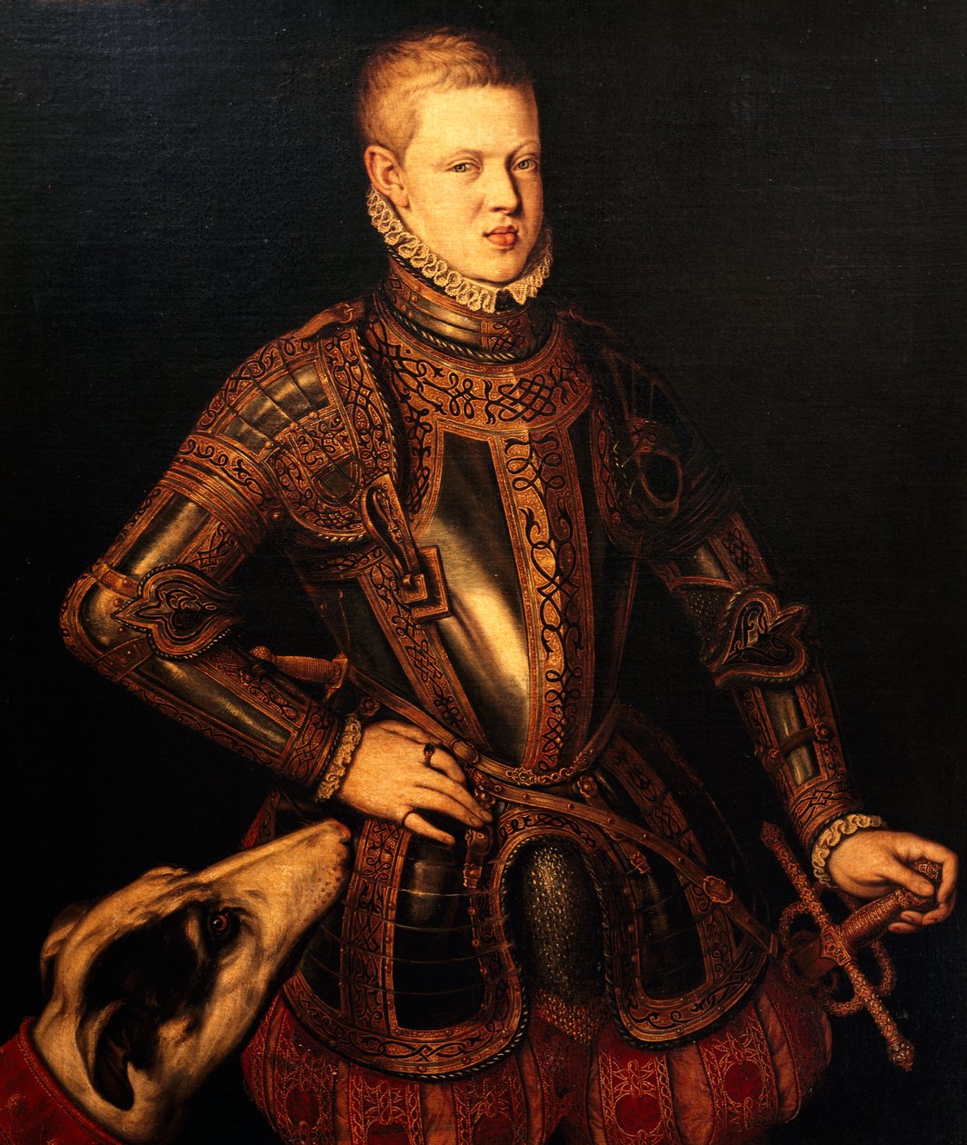 Retrato de Sebastião de Portugal, Rei de Portugal e do Algarve de Cristóvão de Morais