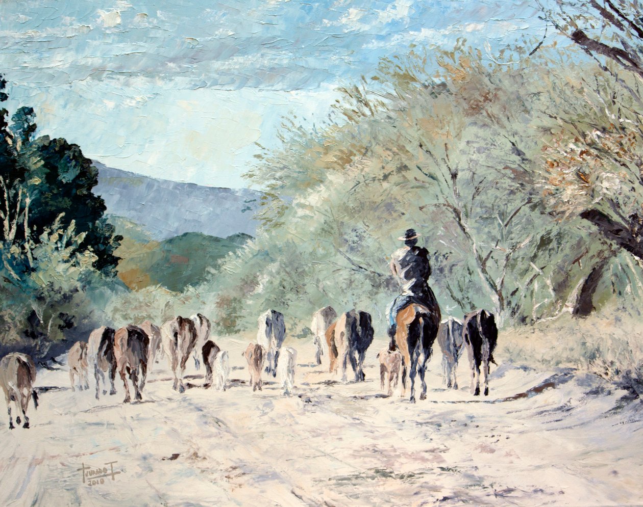 Indo para as colinas, 2010 de Cruz Jurado Traverso