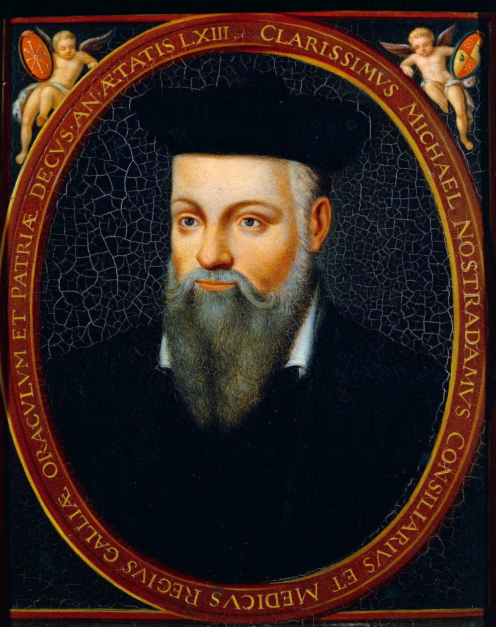 Retrato de Michel de Notre Dame chamado Nostradamus (Saint-Remy-de-Provence de César de Nostredame