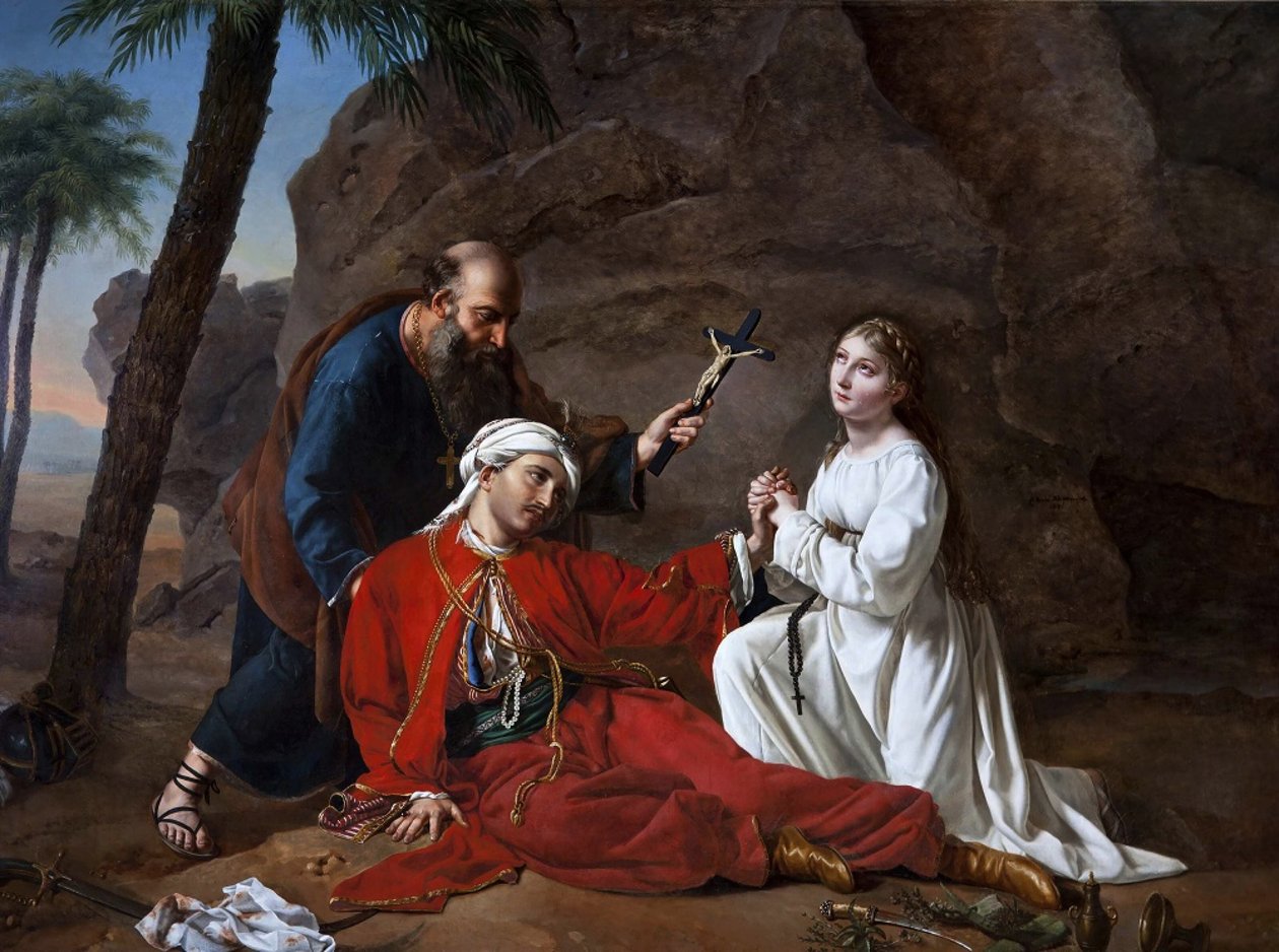 A Morte de Malek-Adhel, 1814. de Césarine Henriette Davin Mirvault
