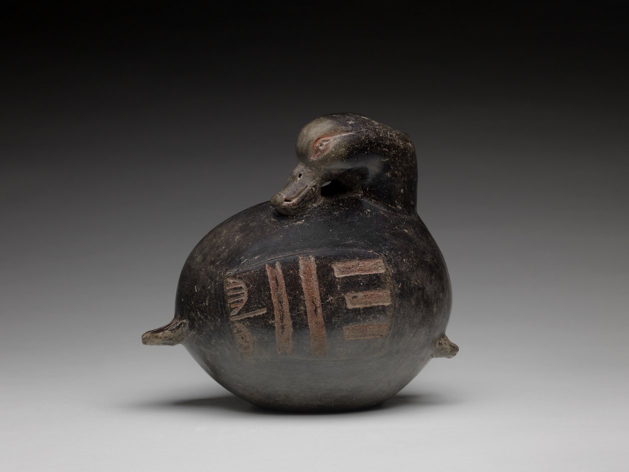 Navio de pato de Culture Olmec