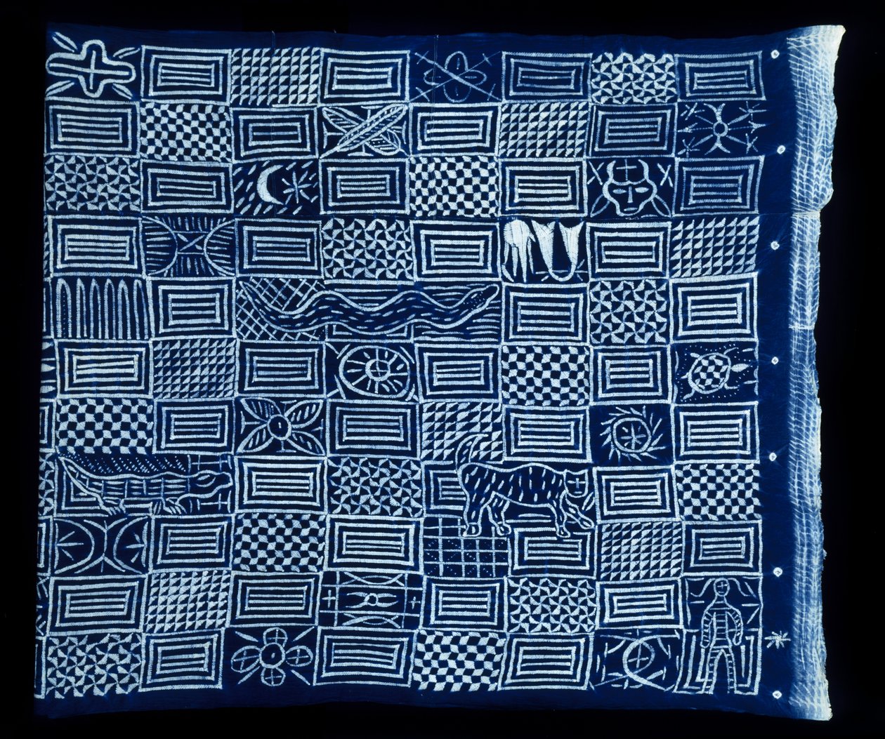 Pano de Adire, sem data (pano) de Yoruba Culture