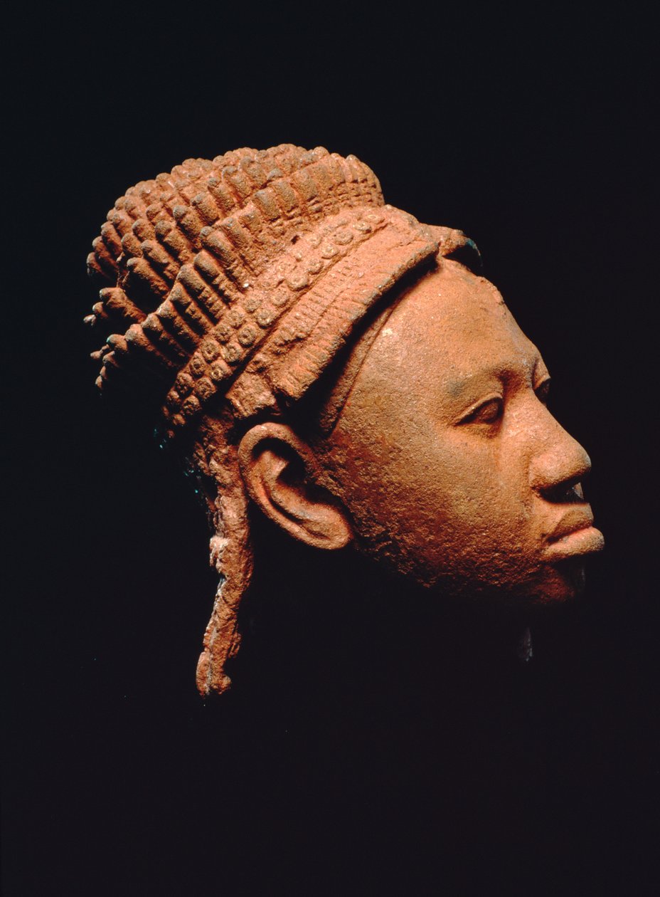 Cabeça de rainha ioruba, de Ita Yemoo, Ife, Nigéria de Culture Yoruba