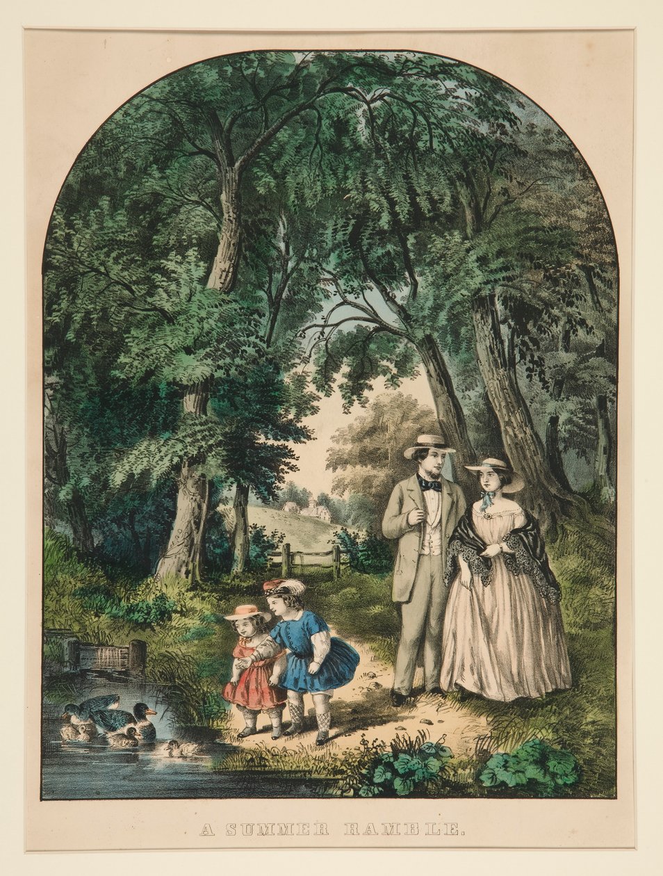 Um Ramble de Verão de Currier and Ives