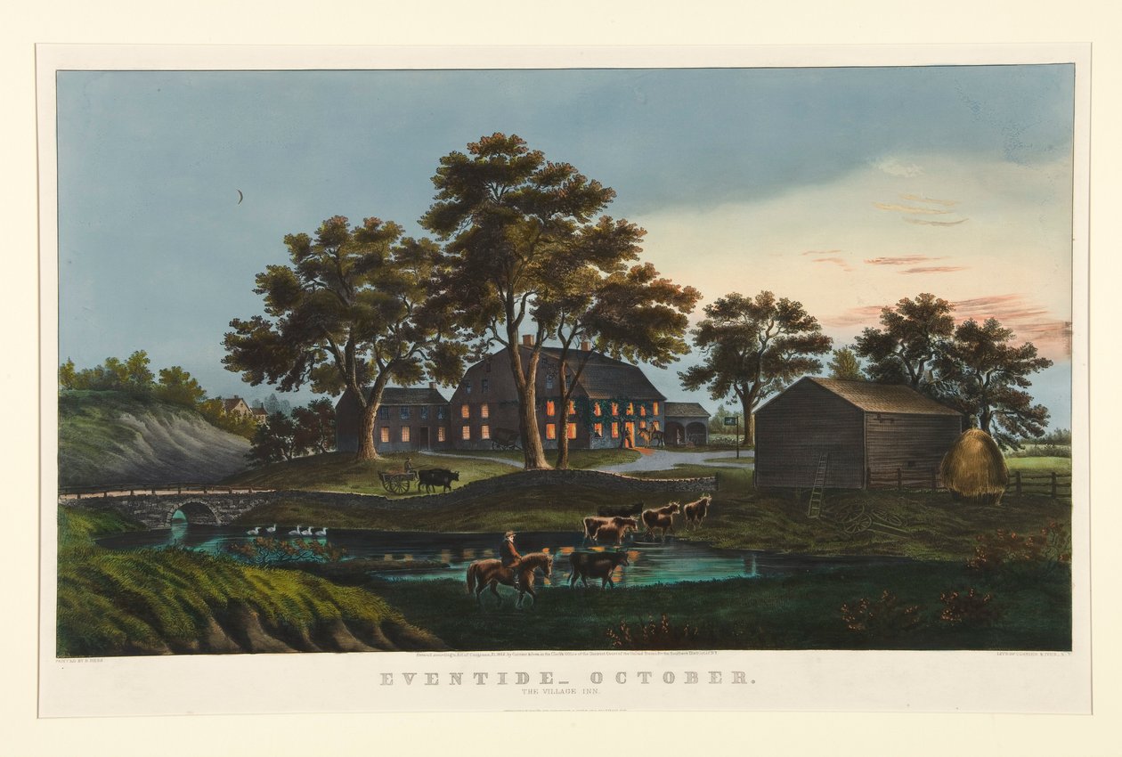 Eventide - Outubro/ The Village Inn de Currier and Ives