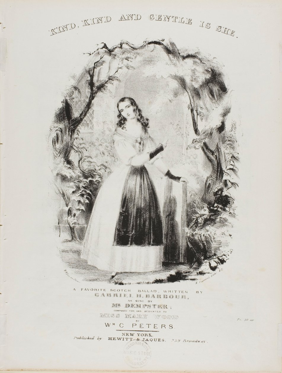 Bondosa, amável e gentil é ela de Currier and Ives