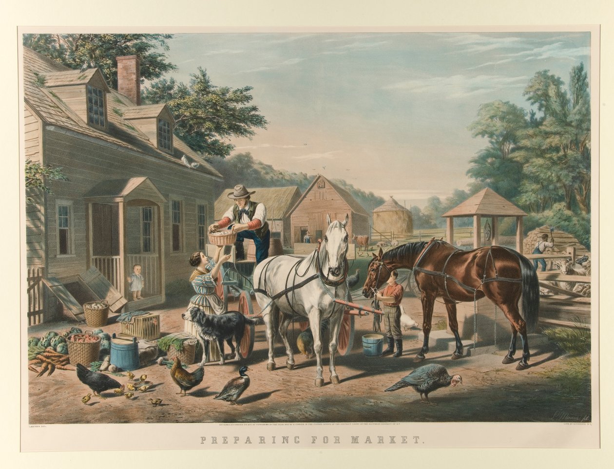 Preparação para o Mercado de Currier and Ives
