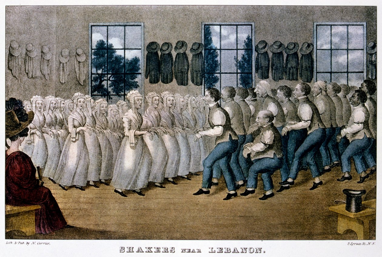 Melhor em Shakers: Lebanon, c1870 de Currier and Ives