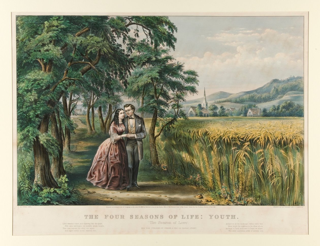 As Quatro Estações da Vida: Juventude de Currier and Ives