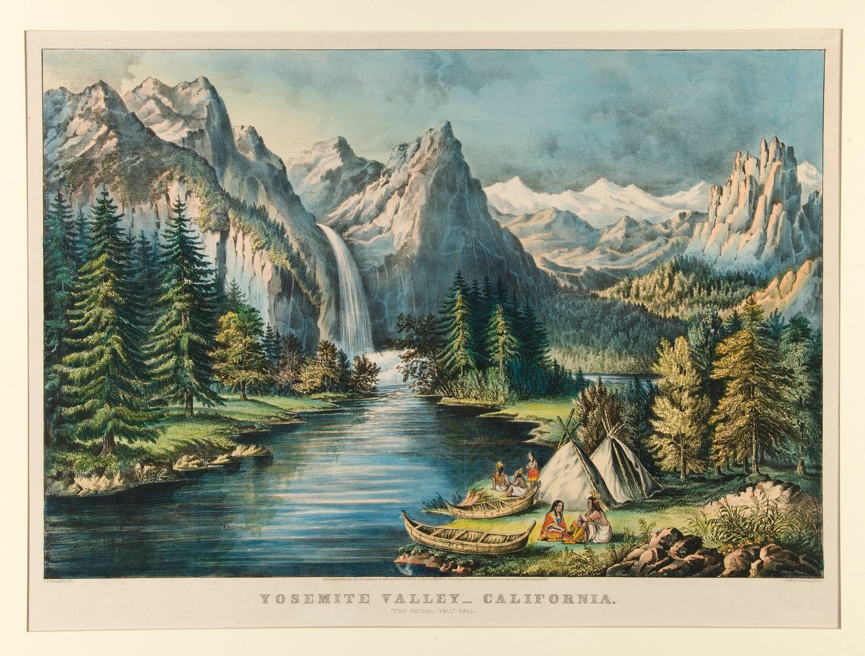 Vale de Yosemite de Currier and Ives
