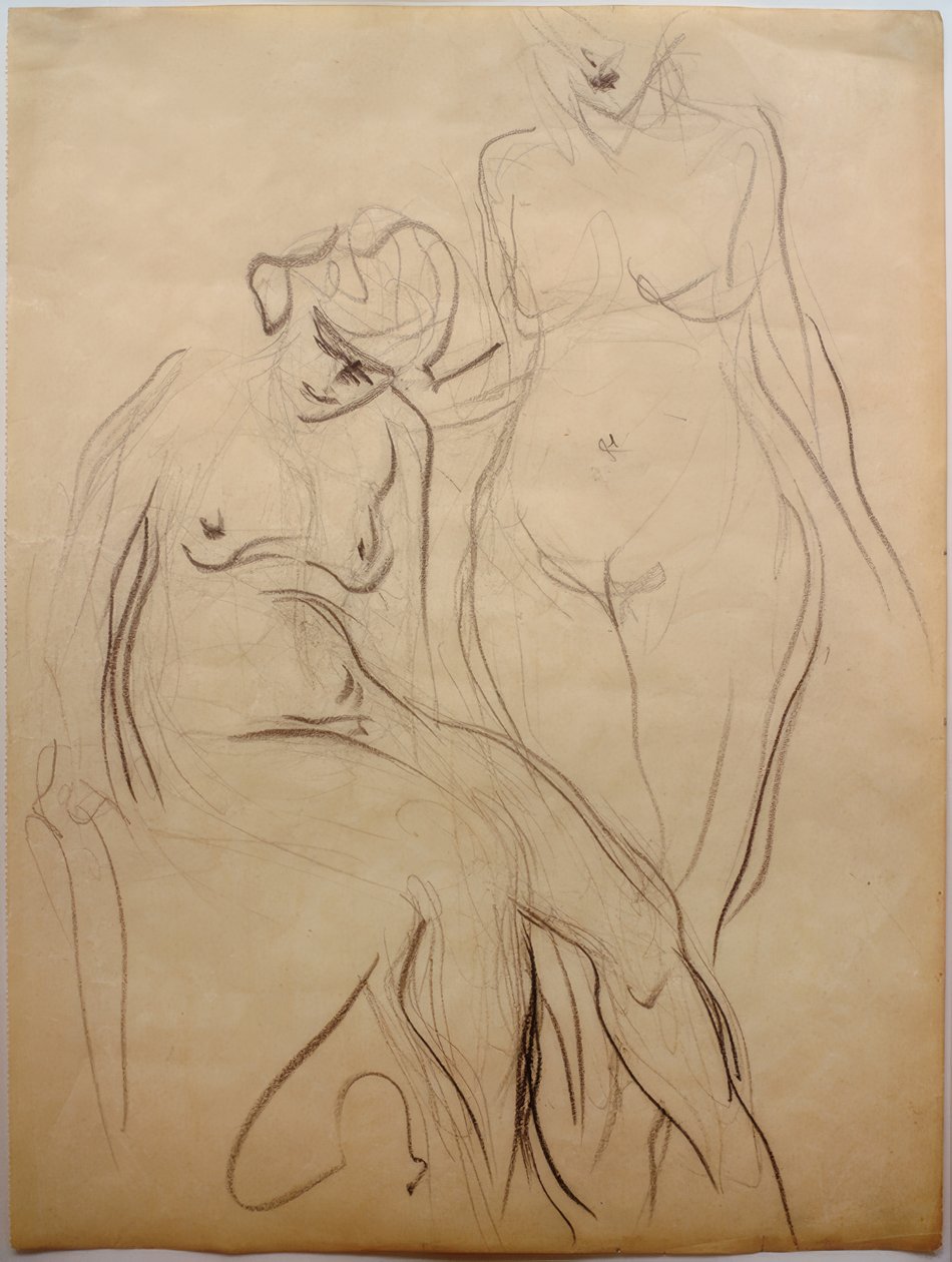 Dois nus femininos de Curt Herrmann