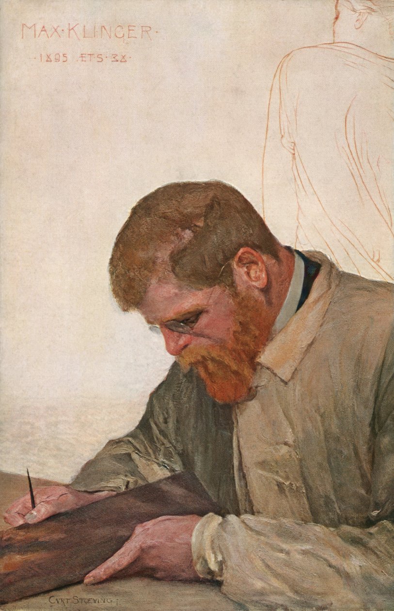 Max Klinger, c.1900 (pintura) de Curt Stoeving