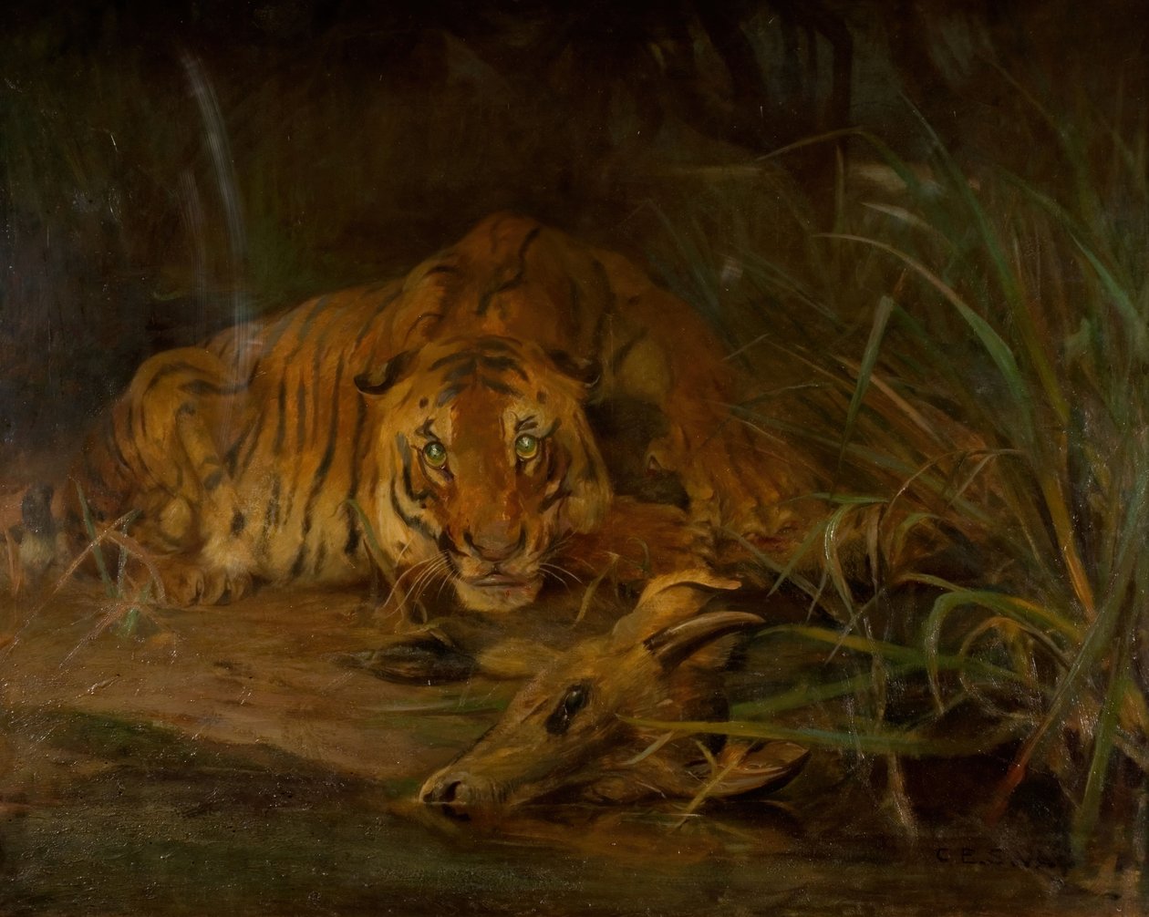 Tigre e Presa, 1931. de Cuthbert Edmund Swan
