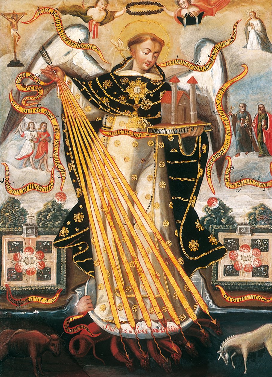 São Tomás de Aquino, Protetor da Universidade de Cusco de Cuzco School