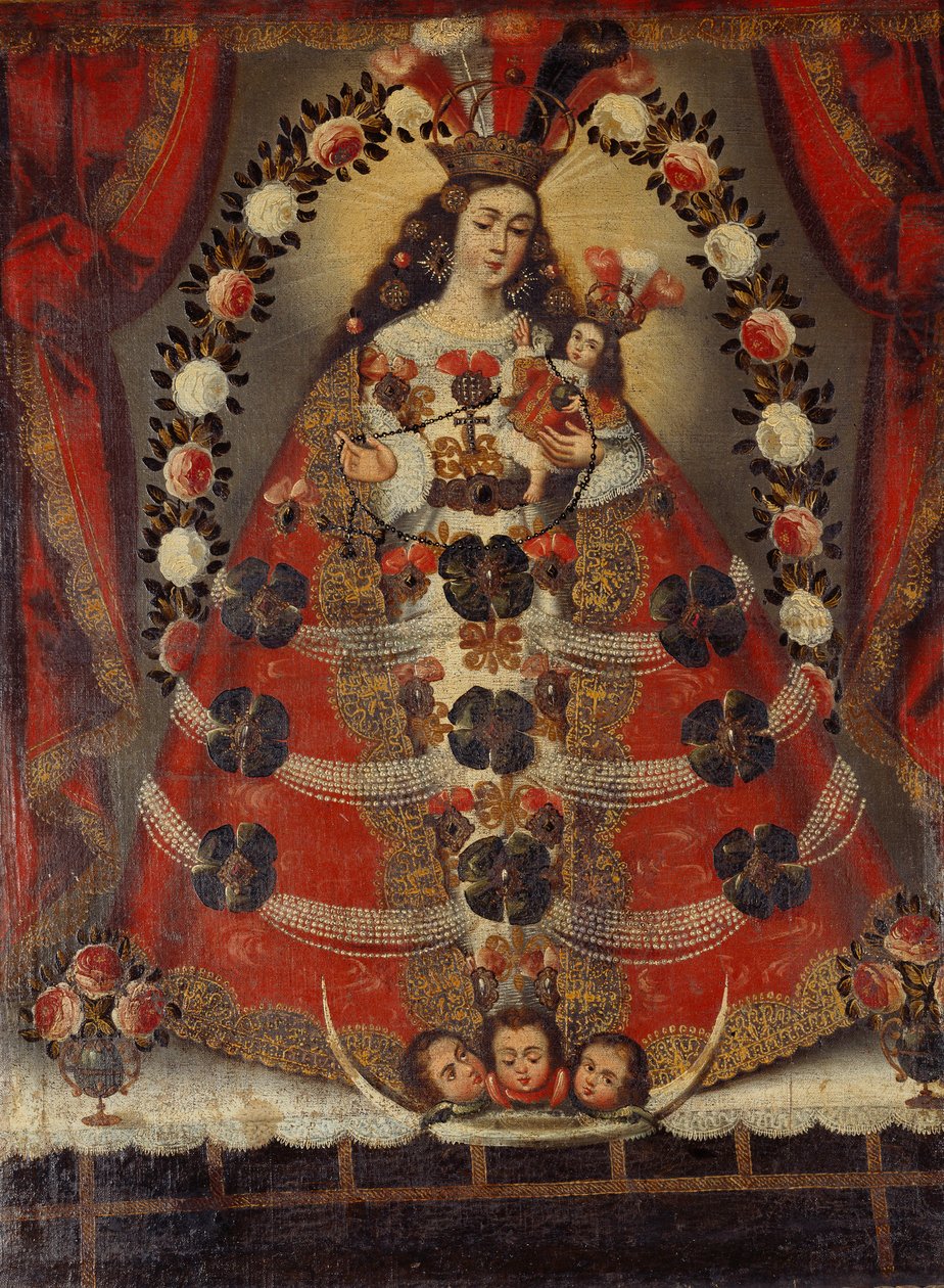 A Imaculada Conceição, c.1700 de Cuzco School