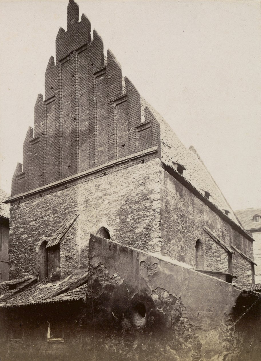 A Antiga Nova Sinagoga, c.1875 de Czech Photographer Czech Photographer