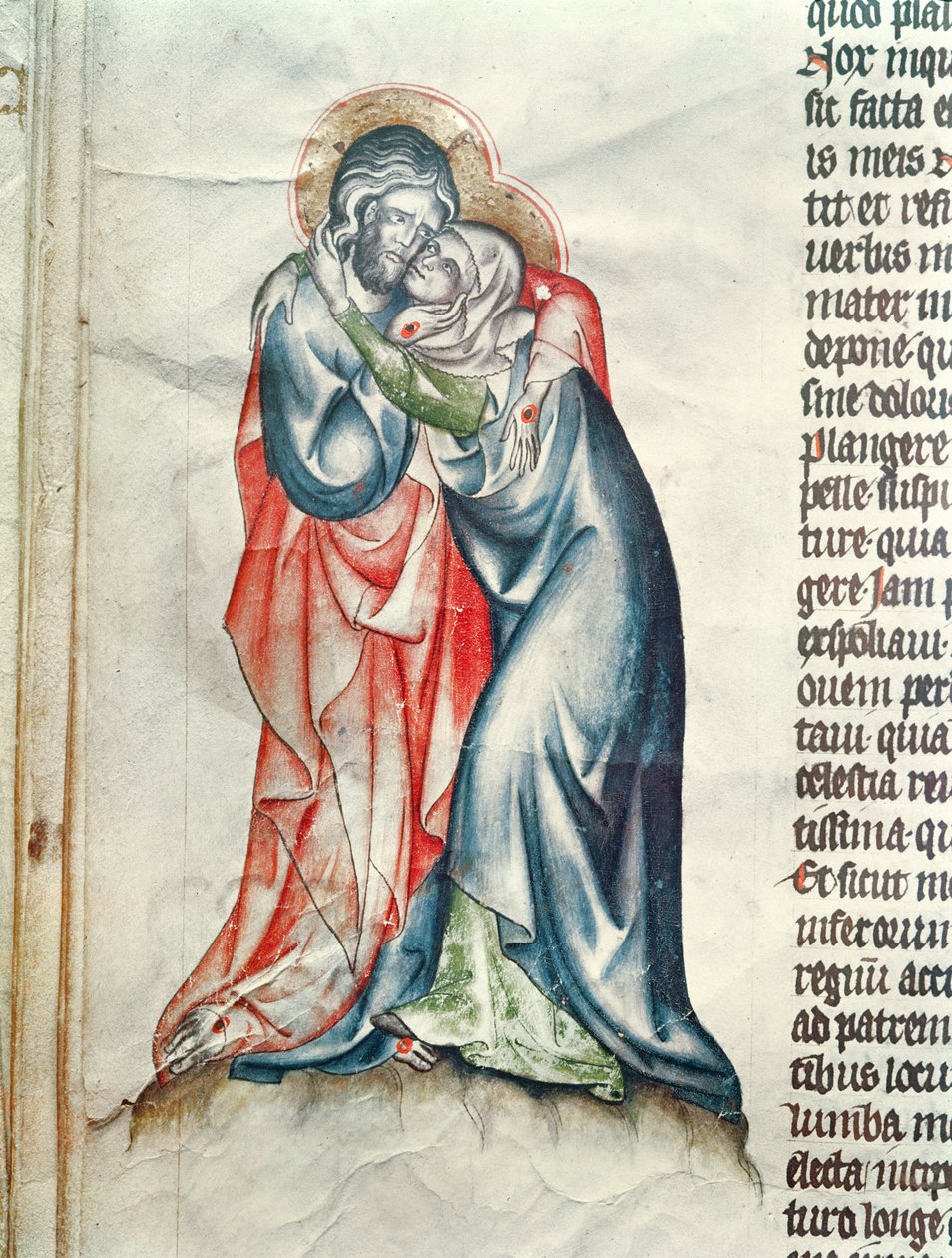 A Virgem e Cristo, da paixão da abadessa Cunegonde de Czech School