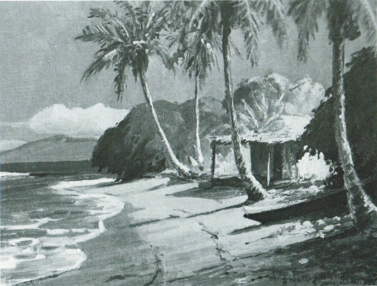 Luz da manhã - Lahaina, Mauin de D. Howard Hitchcock