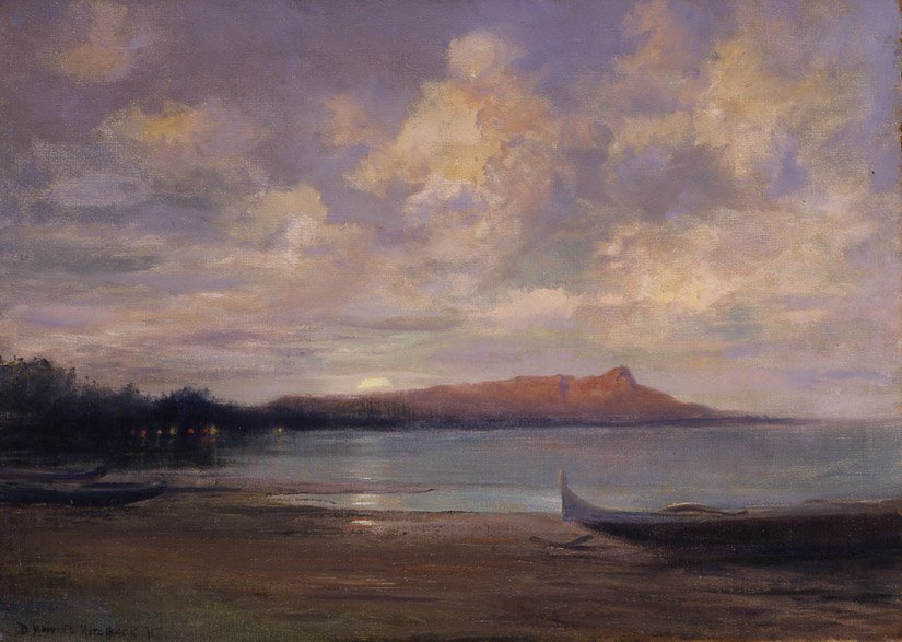 Cabeça de diamante nocturna de D. Howard Hitchcock