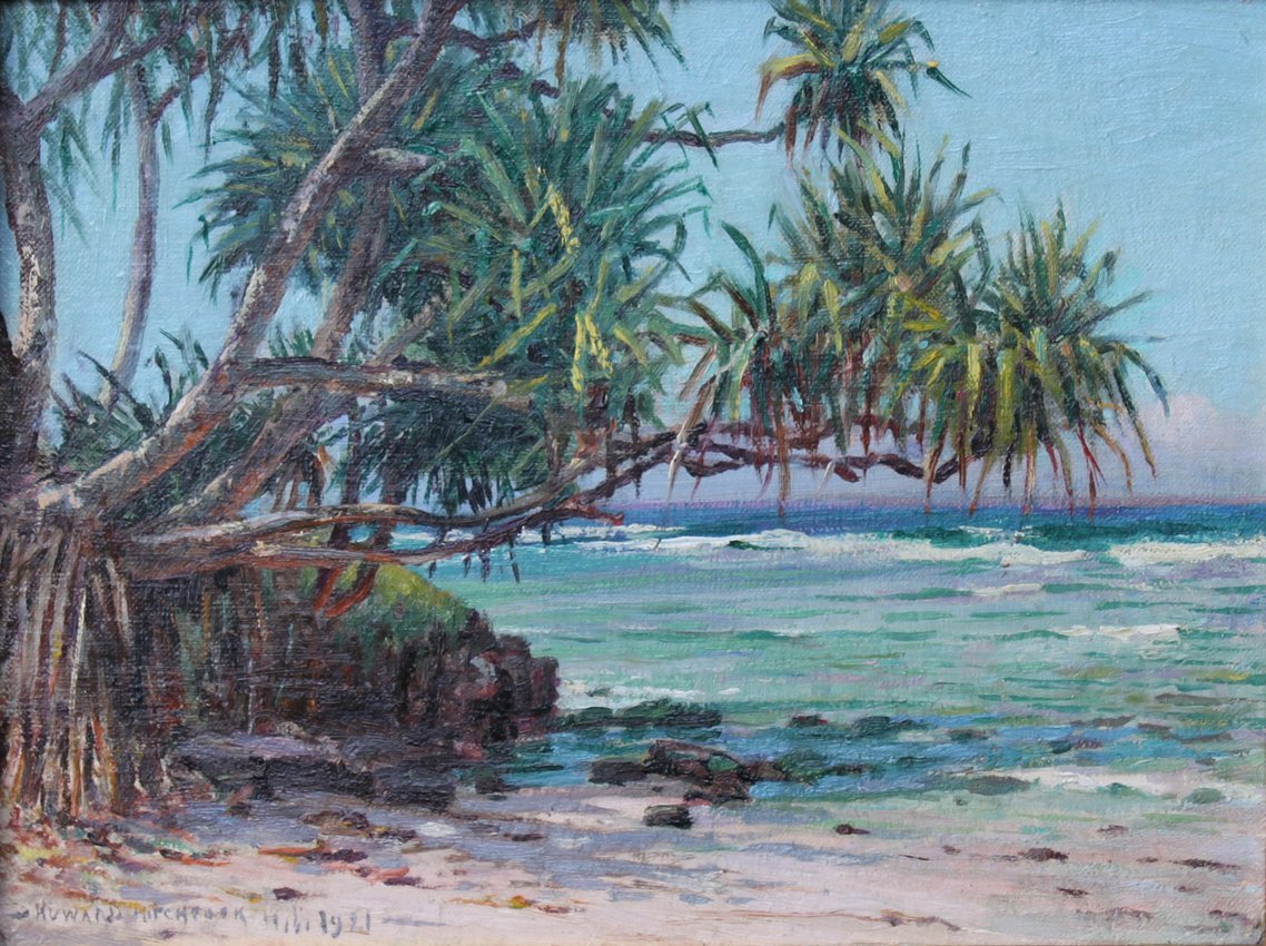 Lauhala pela costa de D. Howard Hitchcock