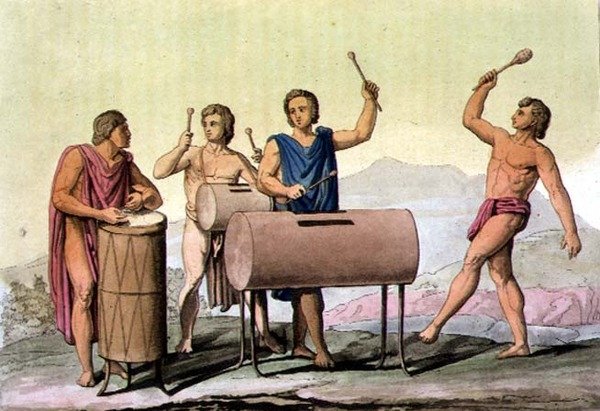 Instrumentos Musicais (gravação a cores) de D.K. (after) Bonatti