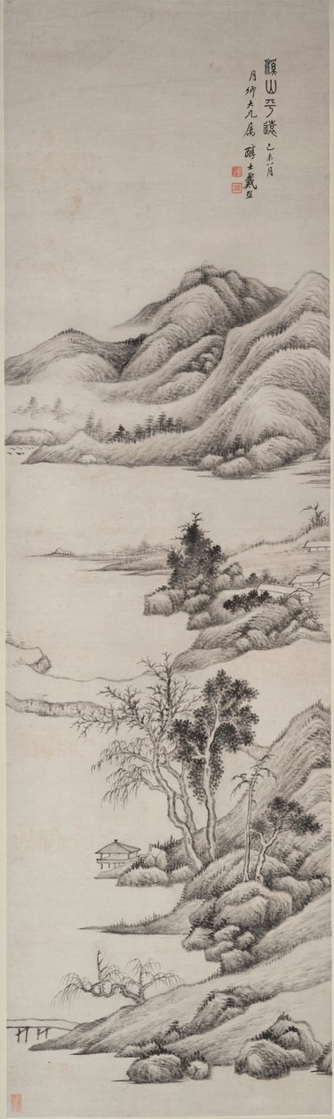 Cursos de água e Montanhas Distantes de Dai Xi