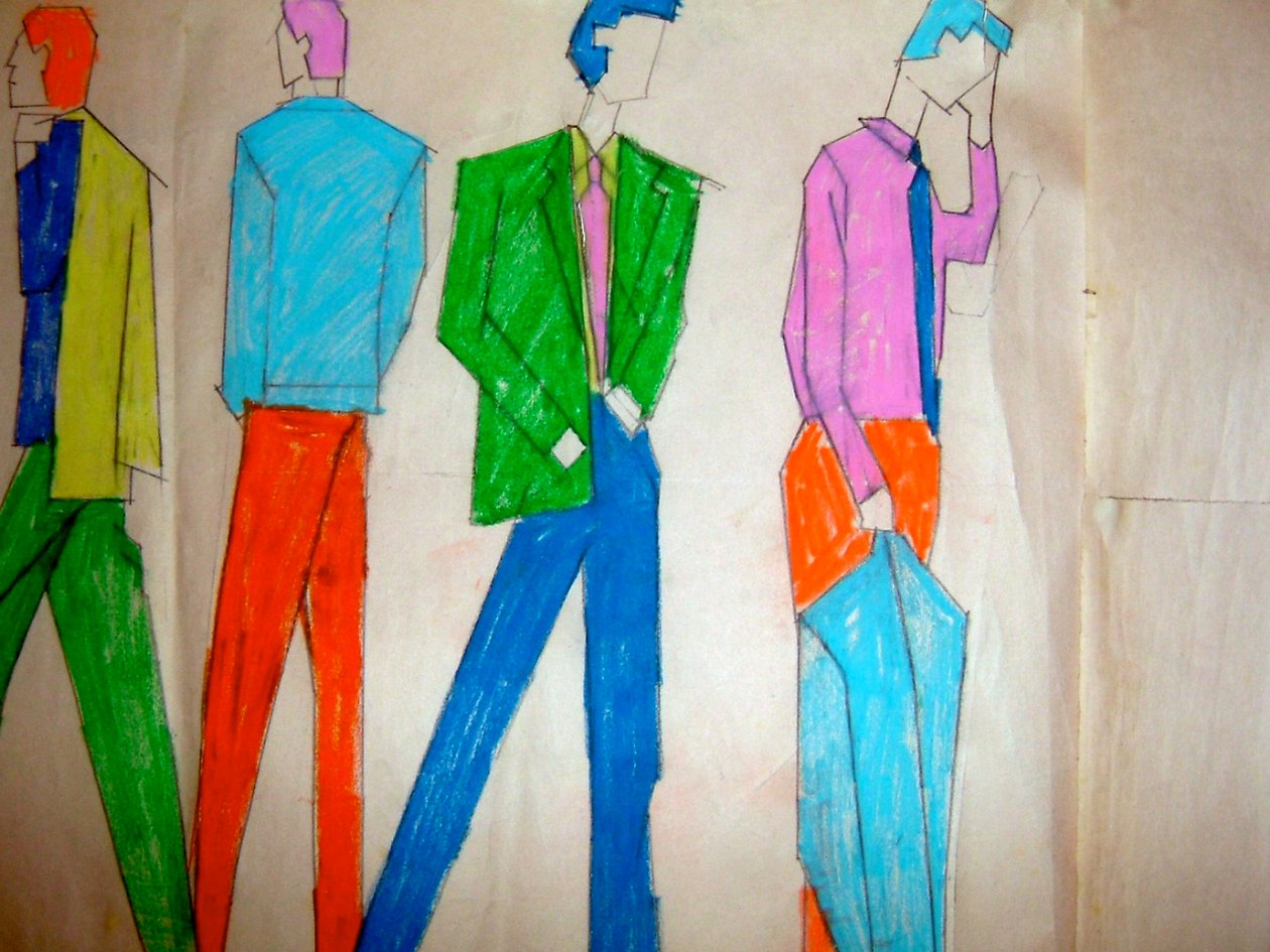 4 homens de fato de Daisy de Villeneuve