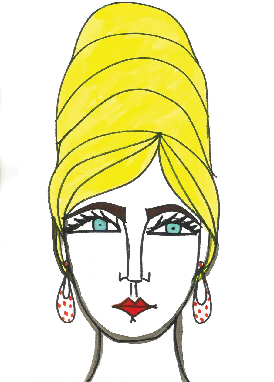Colmeia, 2024 (caneta com tinta sobre papel) de Daisy de Villeneuve