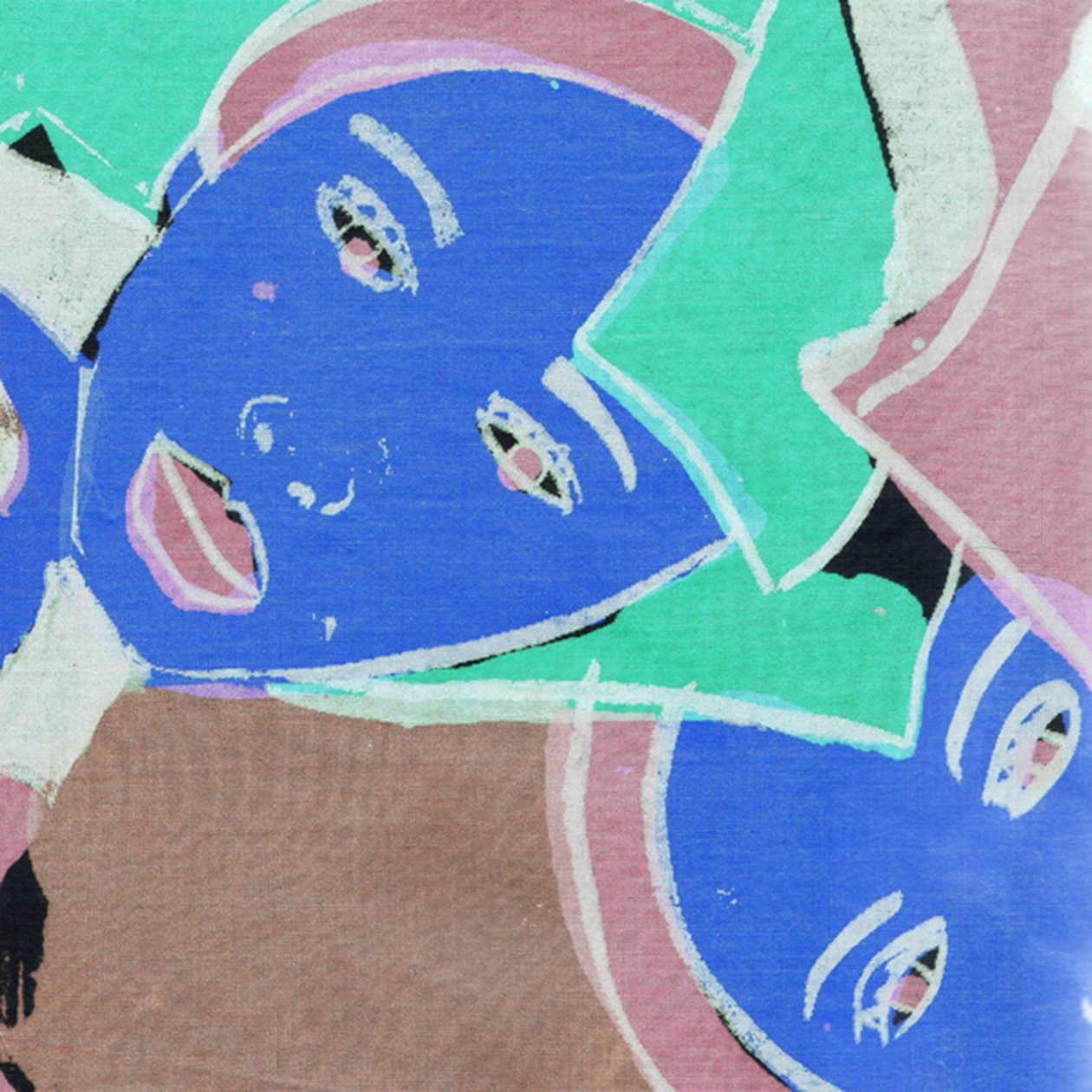 Blue Faces, 2017 (digital) de Daisy de Villeneuve