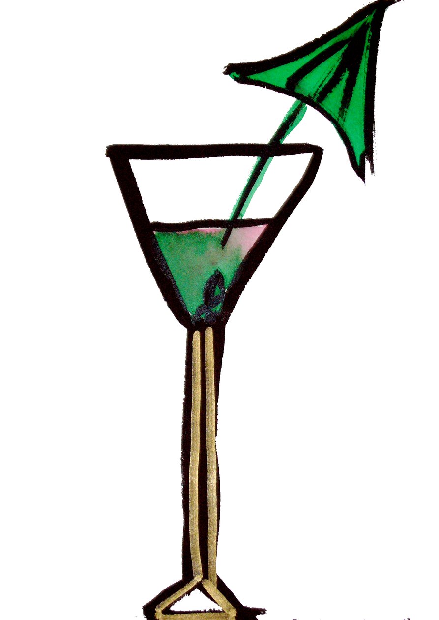 Copo de cocktail de Daisy de Villeneuve