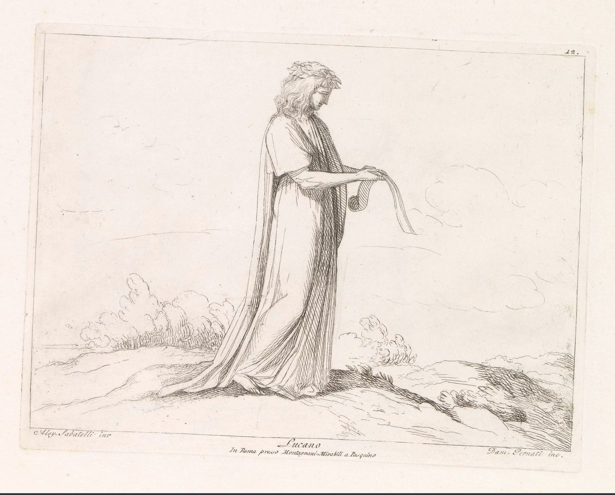 Lucianus de Samosata
Lucano (título sobre o objecto) de Damiano Pernati