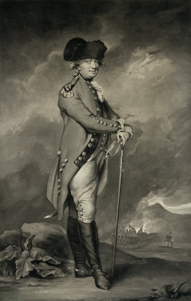 General Cornwallis (1738-1805) gravado por John Jones (c.1745-97) 6 de março de 1793 (mezzotint) de Daniel Gardner
