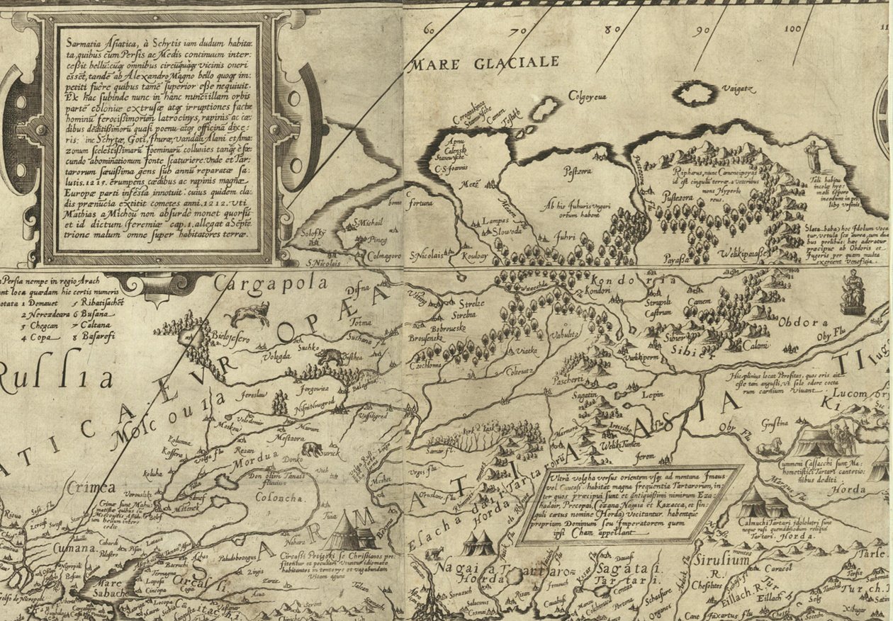 Daniel Keller. Coloriu o mapa (Antuérpia, 1590) de Daniel Keller