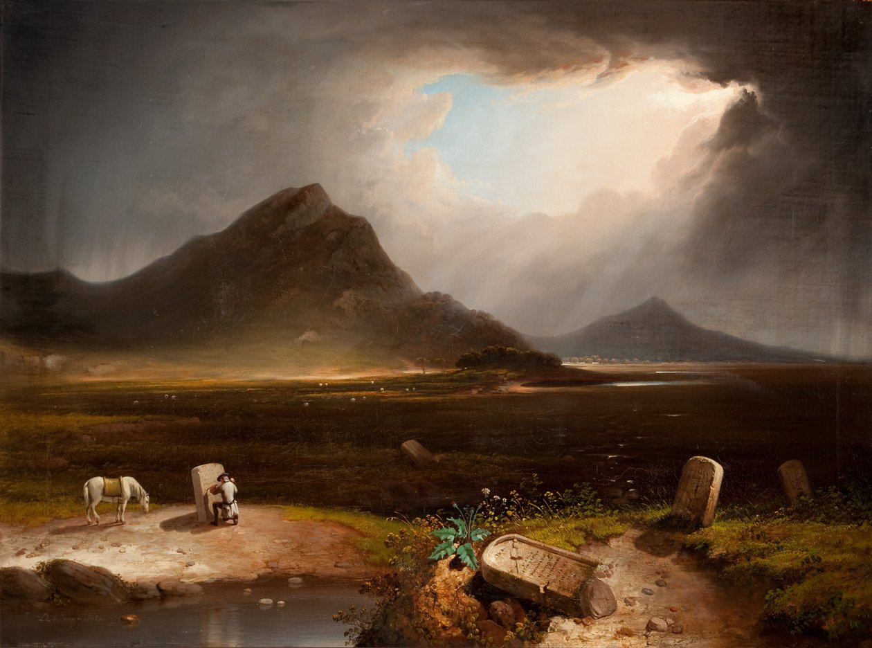 Extensa paisagem com pedreiro de Daniel M. Mackenzie