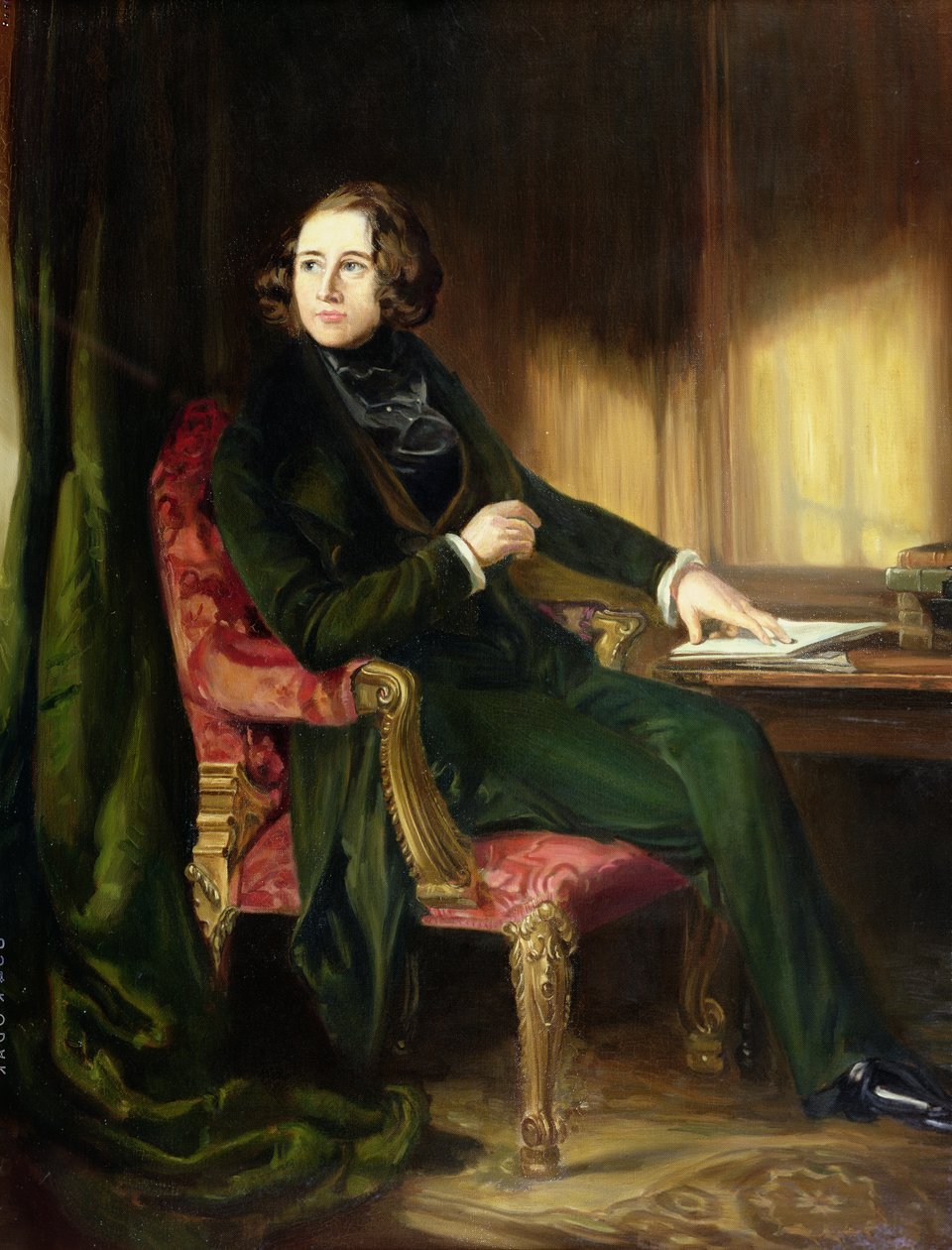 Charles Dickens, "O retrato de Nickleby", 1839 de Daniel Maclise