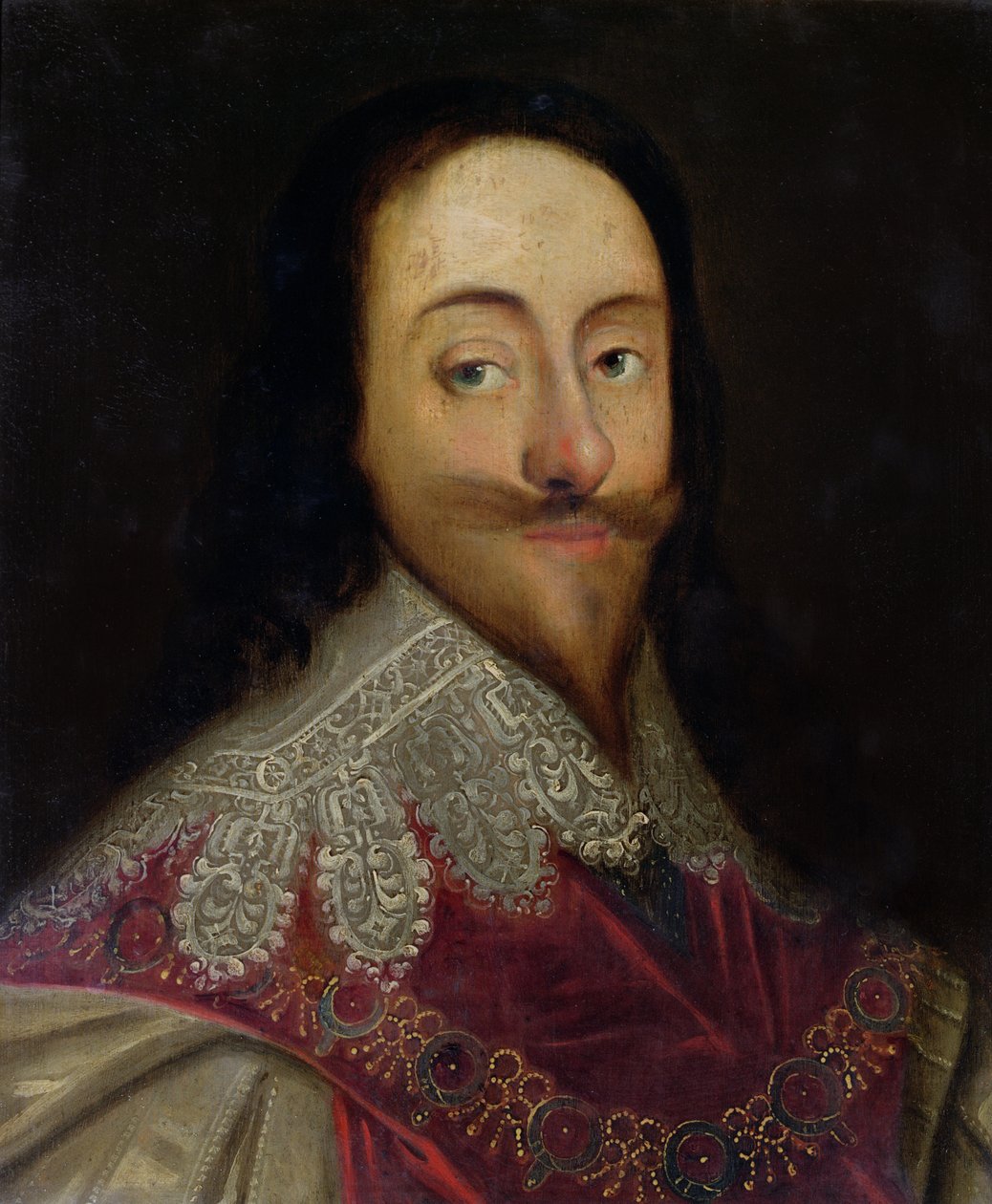 Charles I (1600-49) (painel) de Daniel Mytens