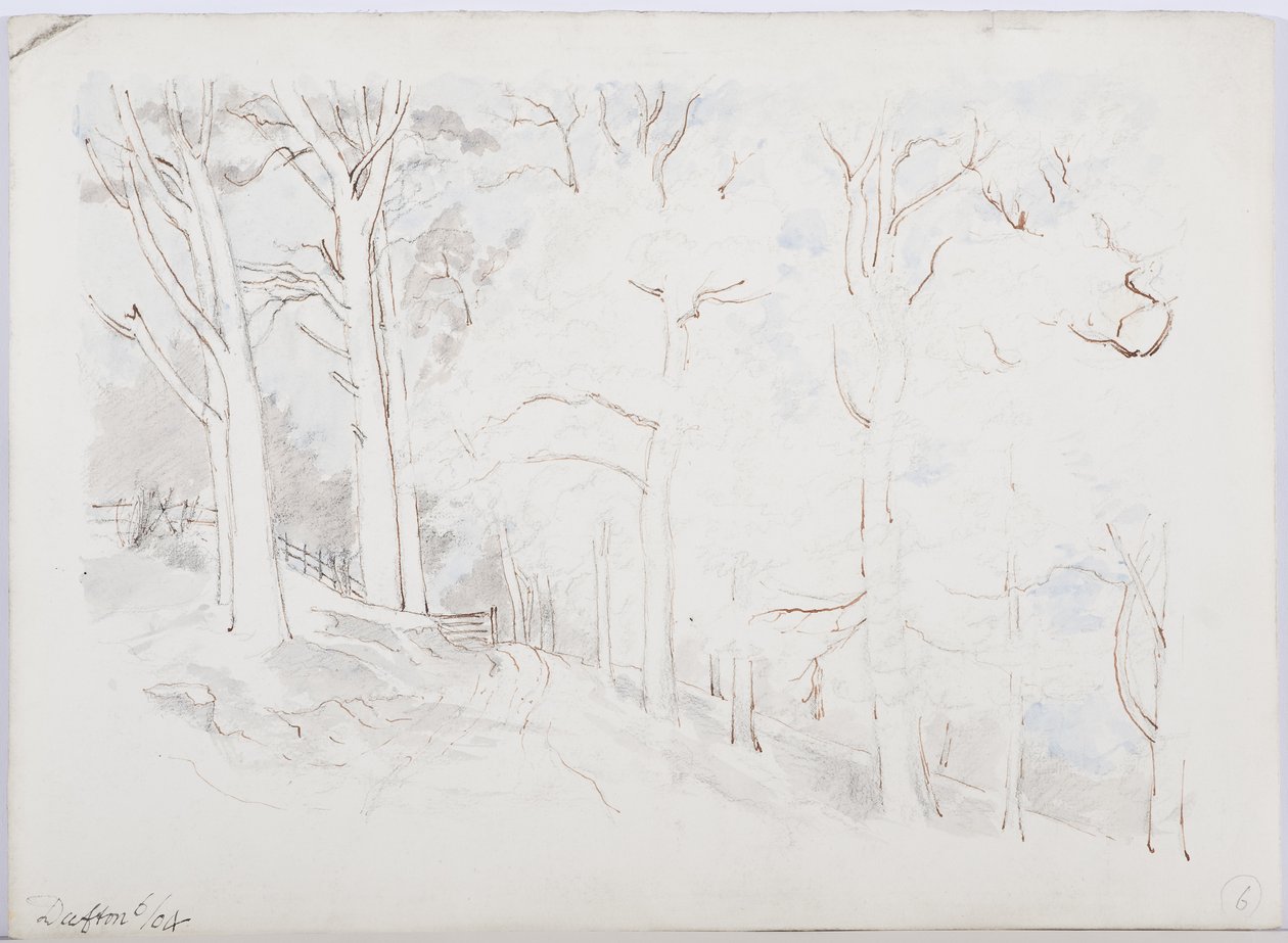 Dufton, 1904 (tinta, lápis e wc no papel) de Daniel Oliver